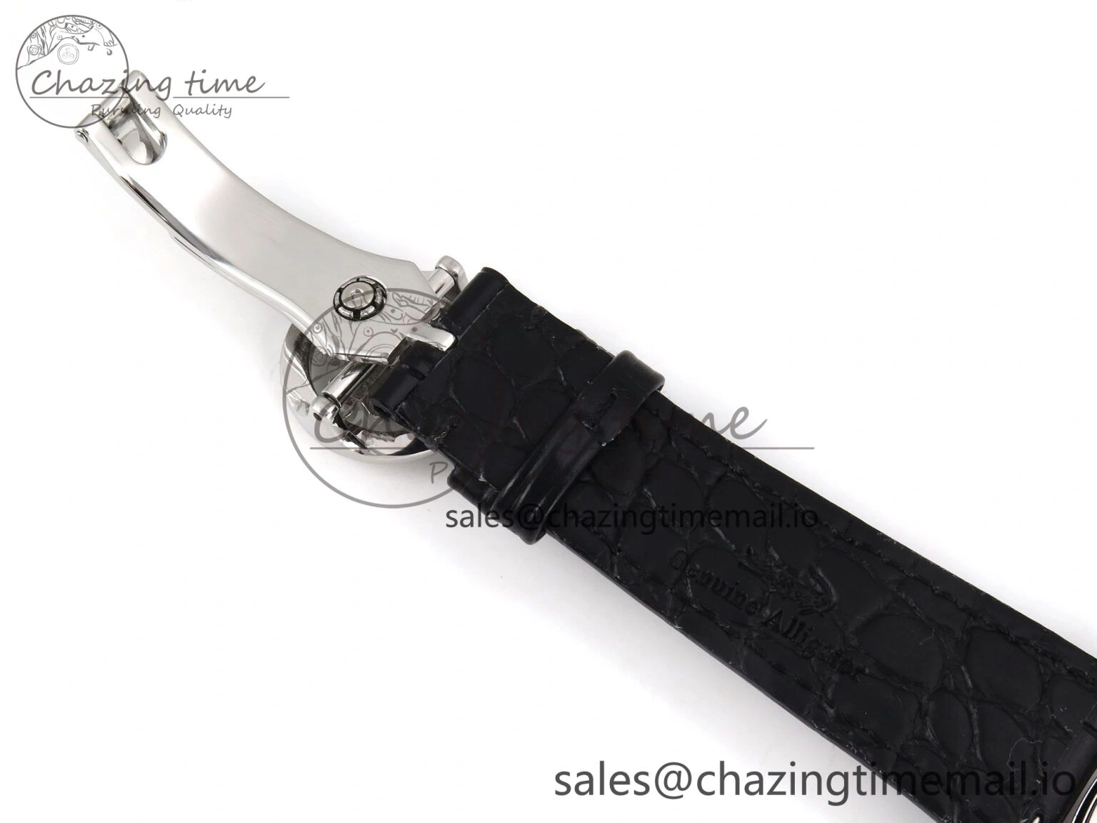 Efficient PP Tourbillon SS Rainbow Bezel RMSF Edition White Dial on Black Leather Strap 8688