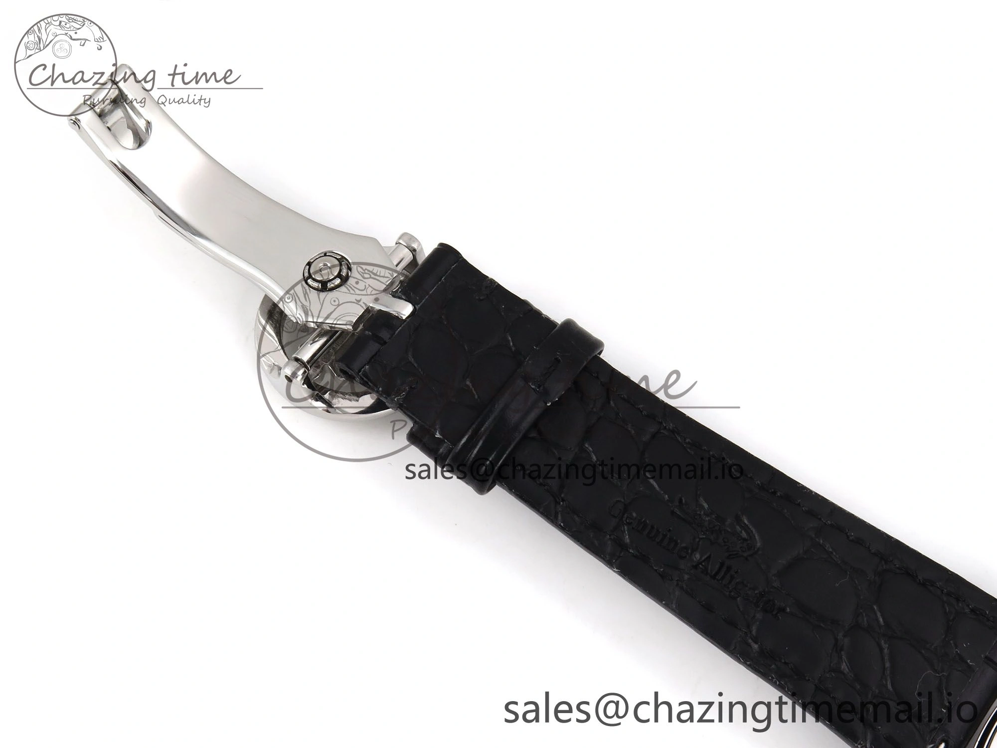 Efficient PP Tourbillon SS Rainbow Bezel RMSF Edition White Dial on Black Leather Strap 8688
