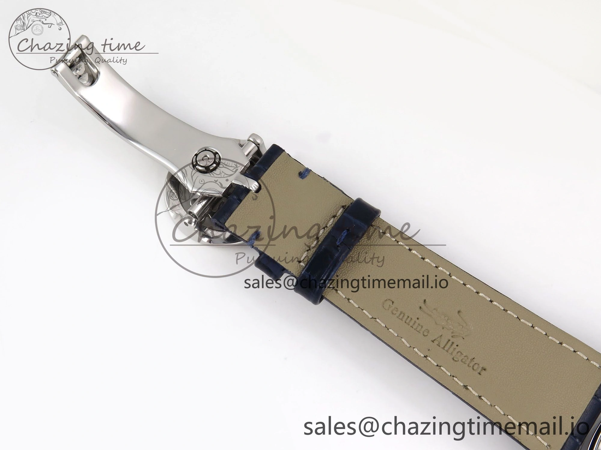 PP Tourbillon SS Texuted Bezel RMSF Edition Black Starry Dial on Blue Leather Strap EasyCare 8691