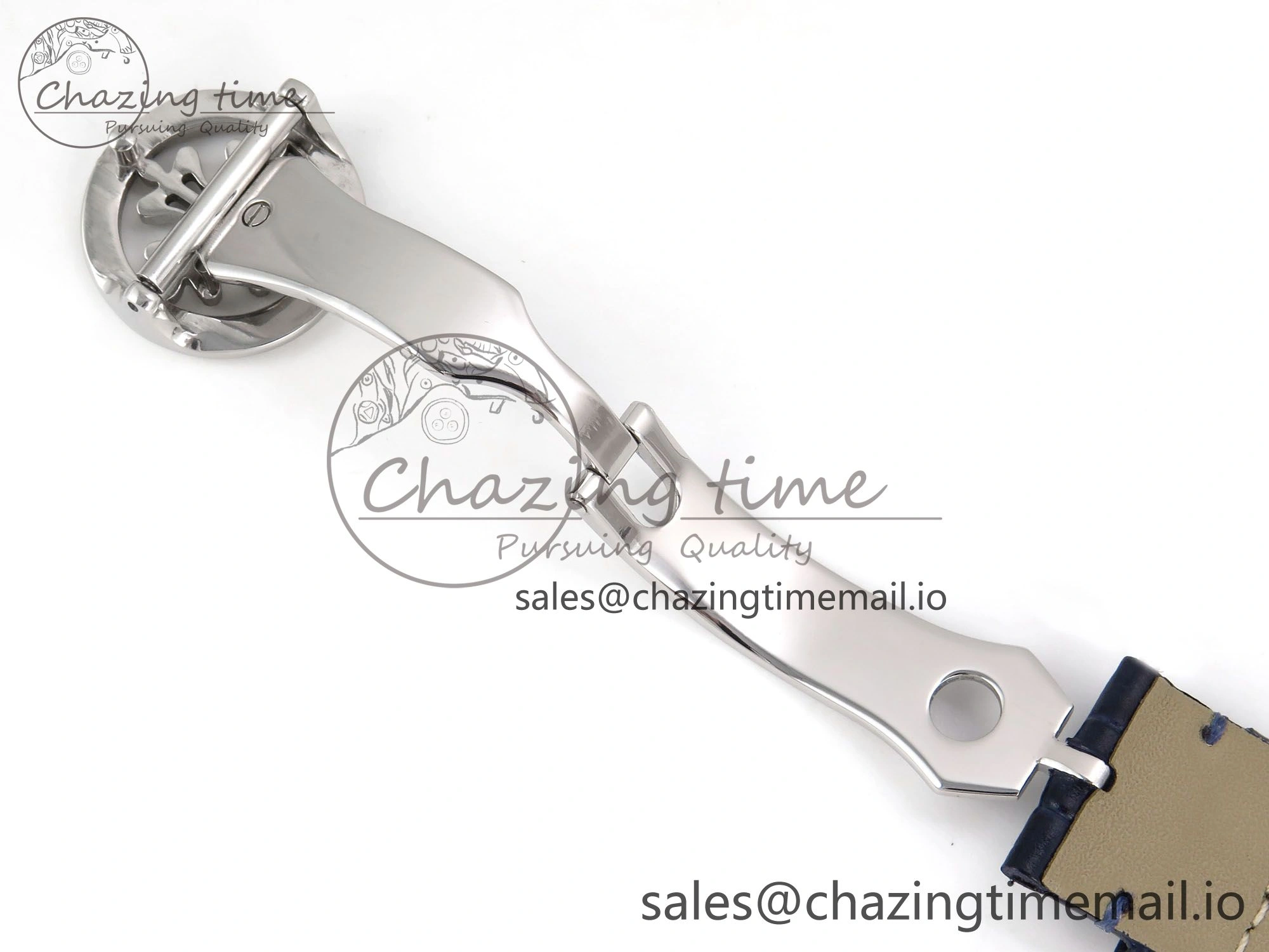 PP Tourbillon SS Texuted Bezel RMSF Edition Black Starry Dial on Blue Leather Strap EasyCare 8691