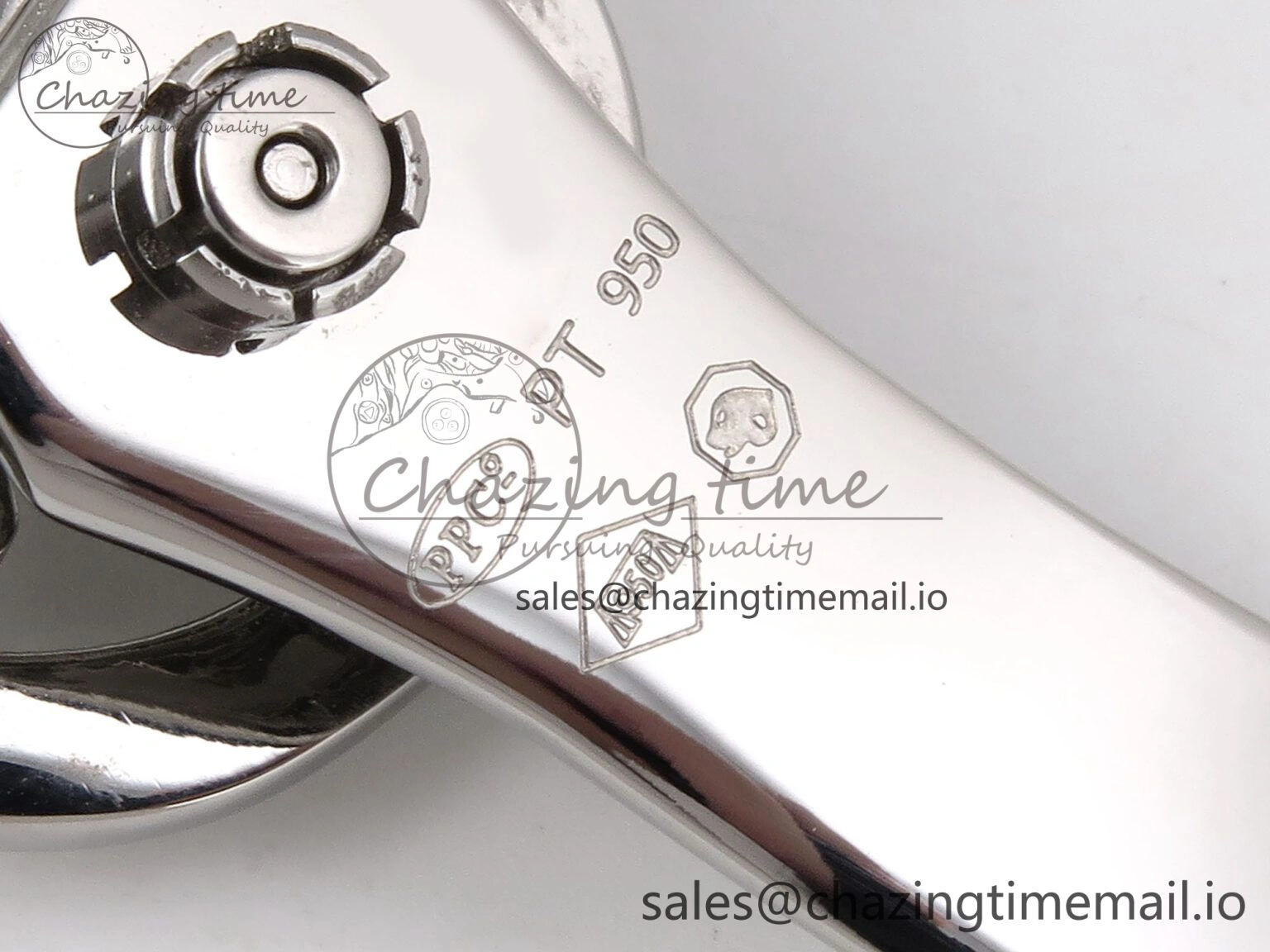 PP Tourbillon SS Texuted Bezel RMSF Edition White Dial on Black Leather Strap EasyMatch 8692