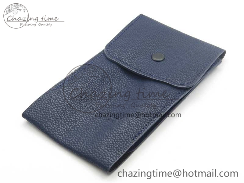 PanoInverse 42mm SS TZF Best Edition Silver Black Dial on Black Leather Strap A23J Thermal 6628
