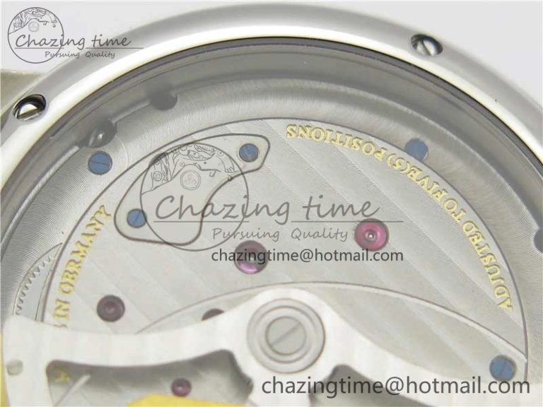PanoInverse 42mm SS TZF Best Edition Silver White Dial on Black Leather Strap A23J FreshLook 6629