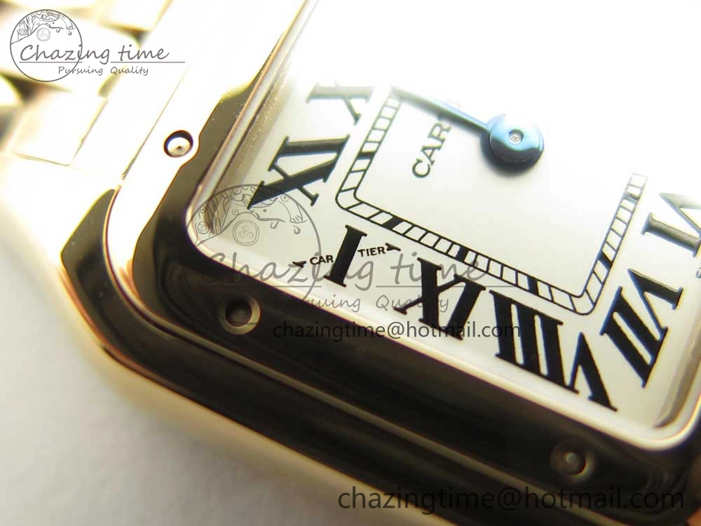 Stylish Panthère Secrete Ladies 22mm RG 8848F 1:1 Best Edition White Dial on RG Bracelet Ronda Quartz 10610