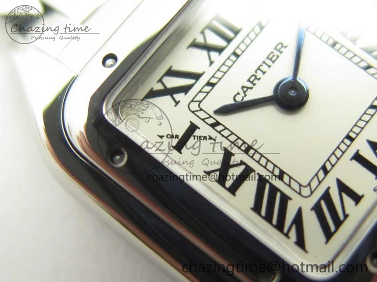 Panthère Secrete Ladies 22mm SS 8848F 1:1 Best Edition White Dial on SS Bracelet Ronda Quartz HighPerformance 10660