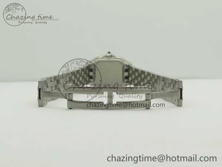 Panthère Secrete Ladies 22mm SS 8848F 1:1 Best Edition White Dial on SS Bracelet Ronda Quartz HighPerformance 10660