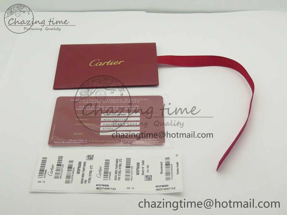 Snug Panthère Secrete Ladies 22mm SS Diamonds Bezel 8848F 1:1 Best Edition White Dial on SS Bracelet Ronda Quartz 6178