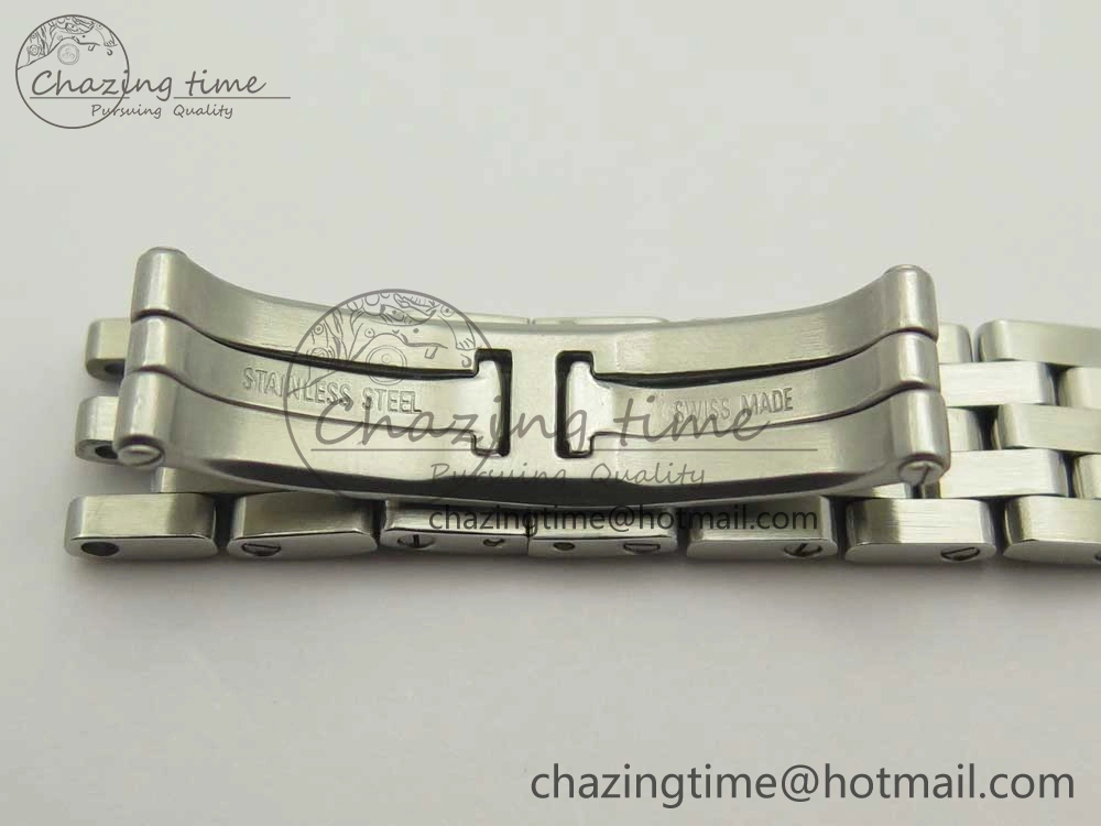 Snug Panthère Secrete Ladies 22mm SS Diamonds Bezel 8848F 1:1 Best Edition White Dial on SS Bracelet Ronda Quartz 6178