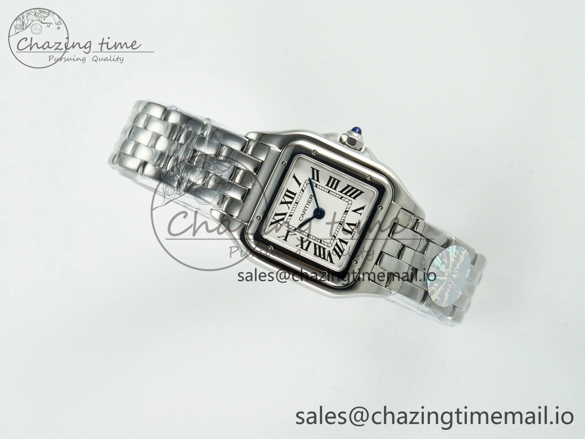 Sporty Panthère Secrete Ladies 22mm SS J12F 1:1 Best Edition White Dial on SS Bracelet Ronda Quartz 5850