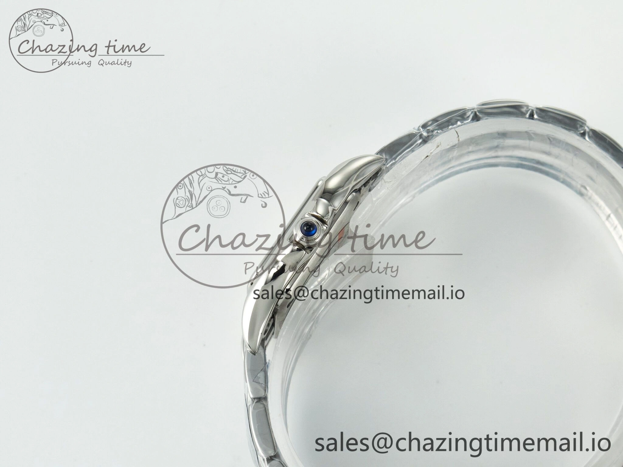Sporty Panthère Secrete Ladies 22mm SS J12F 1:1 Best Edition White Dial on SS Bracelet Ronda Quartz 5850