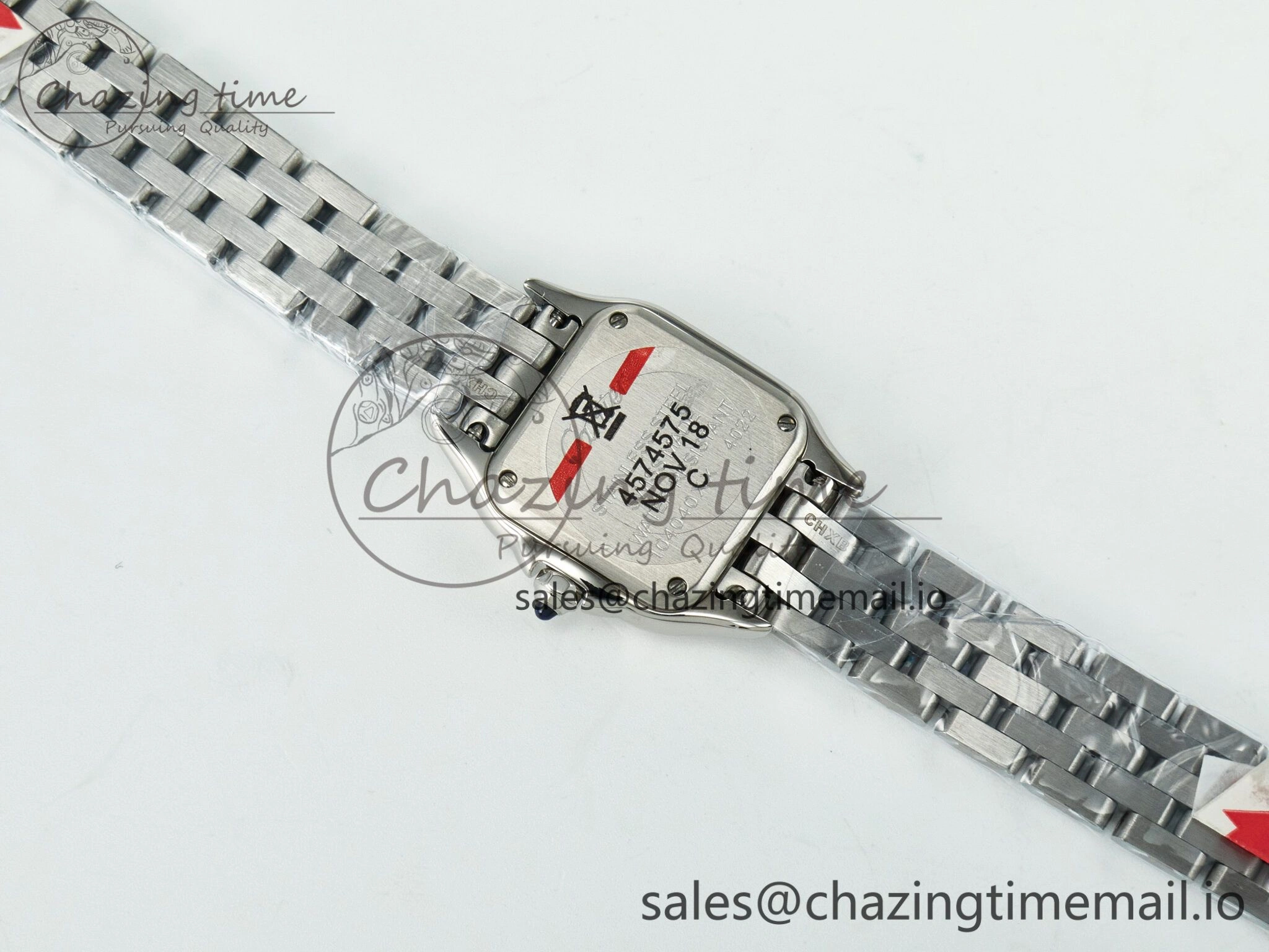 Sporty Panthère Secrete Ladies 22mm SS J12F 1:1 Best Edition White Dial on SS Bracelet Ronda Quartz 5850