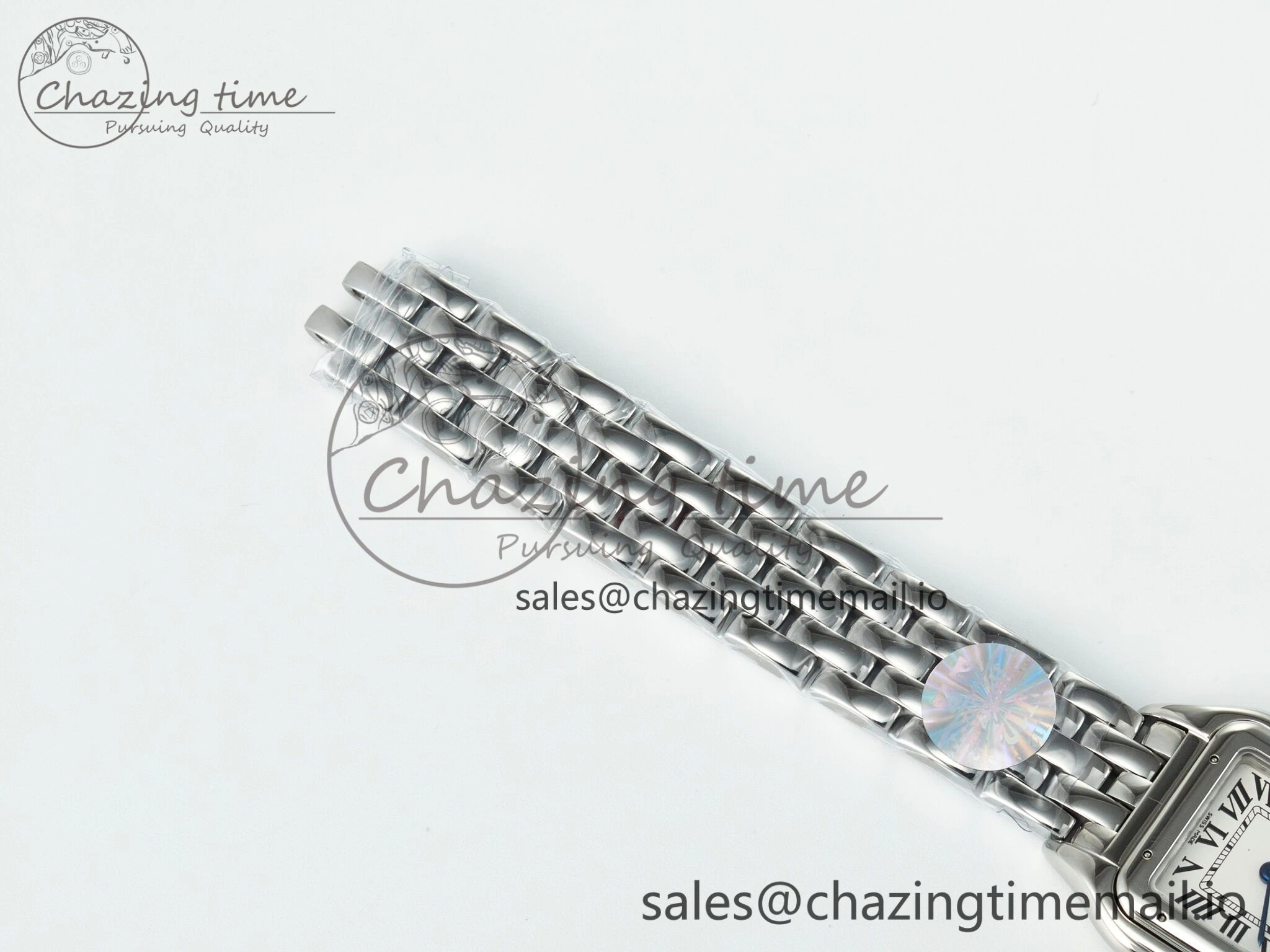 Sporty Panthère Secrete Ladies 22mm SS J12F 1:1 Best Edition White Dial on SS Bracelet Ronda Quartz 5850