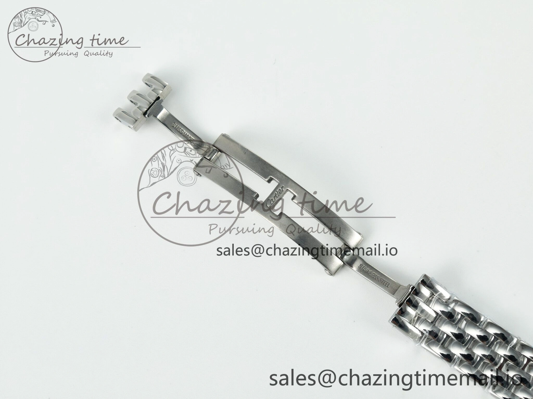 Sporty Panthère Secrete Ladies 22mm SS J12F 1:1 Best Edition White Dial on SS Bracelet Ronda Quartz 5850