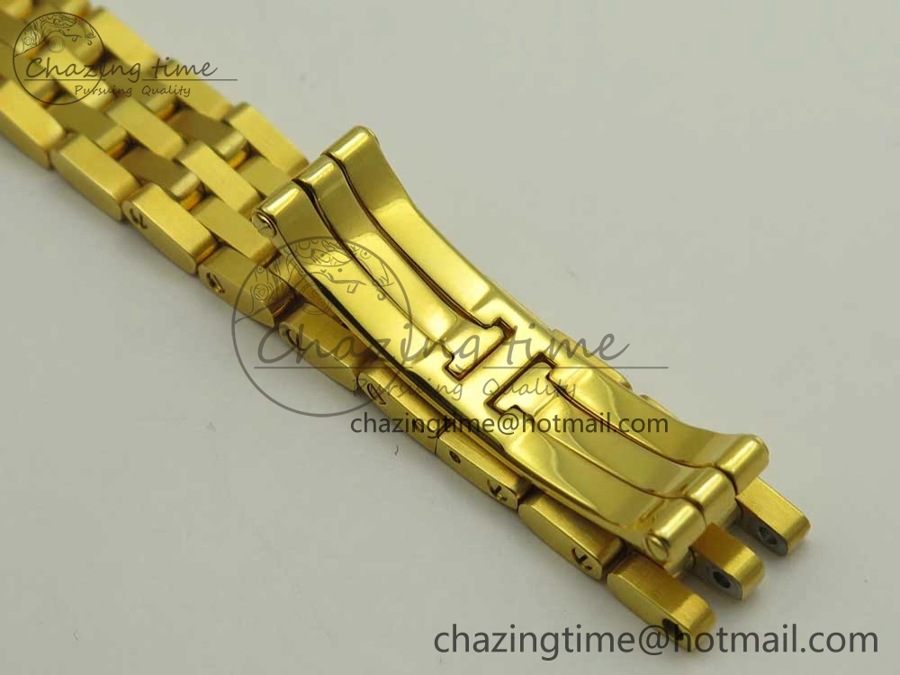 SmartChoice Panthère Secrete Ladies 22mm YG 8848F 1:1 Best Edition White Dial on YG Bracelet Ronda Quartz 10611