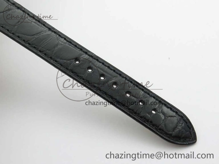 Panthère Secrete Ladies 27mm RG 8848F 1:1 Best Edition White Dial Diamonds Bezel on Black Croco Strap Ronda Quartz Lightweight 10618