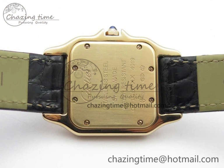 Panthère Secrete Ladies 27mm RG 8848F 1:1 Best Edition White Dial on Black Croco Strap Ronda Quartz Effortless 10622