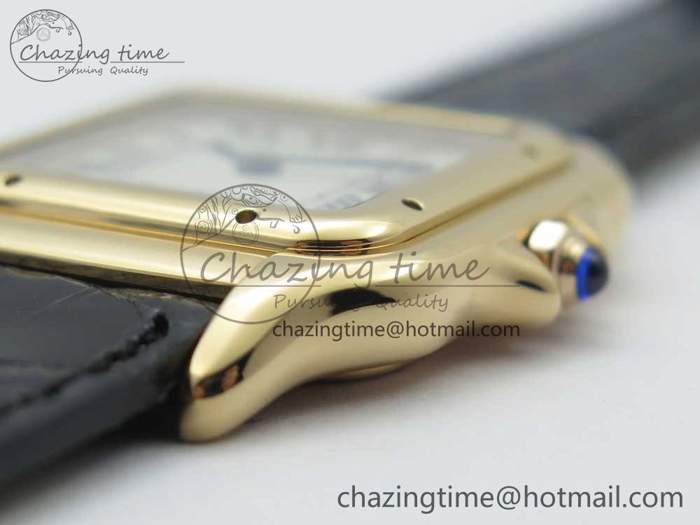Panthère Secrete Ladies 27mm RG 8848F 1:1 Best Edition White Dial on Black Croco Strap Ronda Quartz Effortless 10622