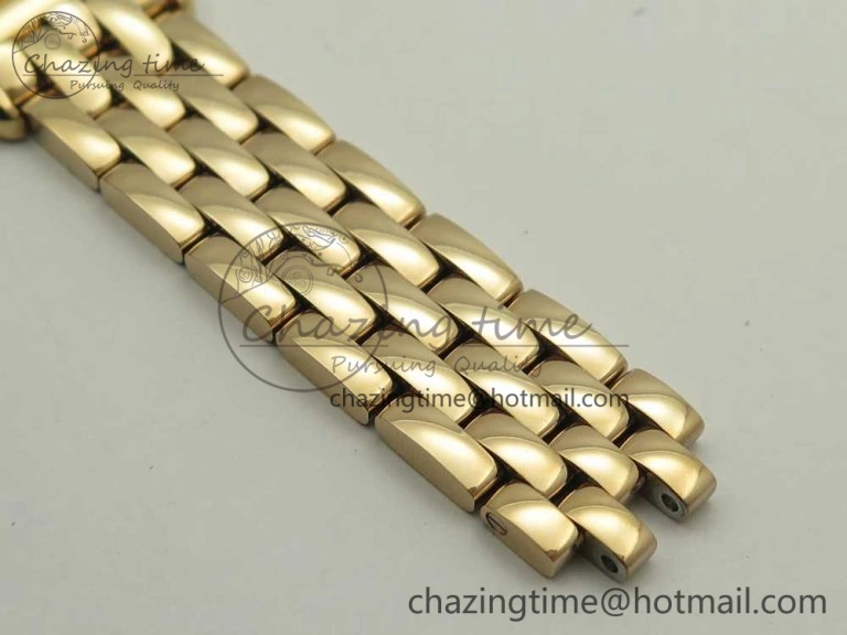 Panthère Secrete Ladies 27mm RG 8848F 1:1 Best Edition White Dial on RG Bracelet Ronda Quartz Attractive 10607