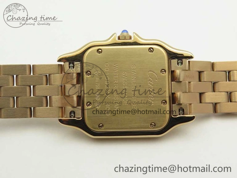 Panthère Secrete Ladies 27mm RG 8848F 1:1 Best Edition White Dial on RG Bracelet Ronda Quartz Attractive 10607