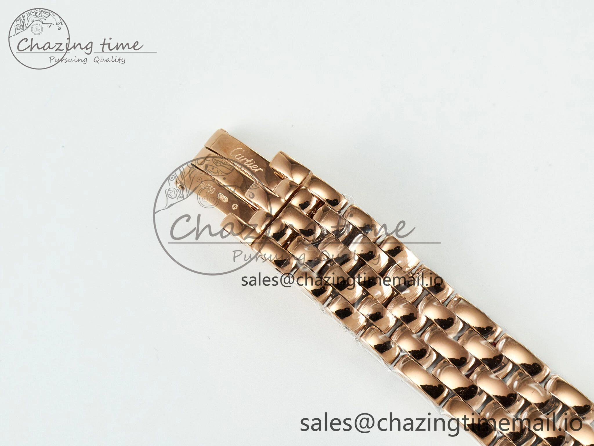 Panthère Secrete Ladies 27mm RG J12F 1:1 Best Edition White Dial on RG Bracelet Ronda Quartz Unique 5849