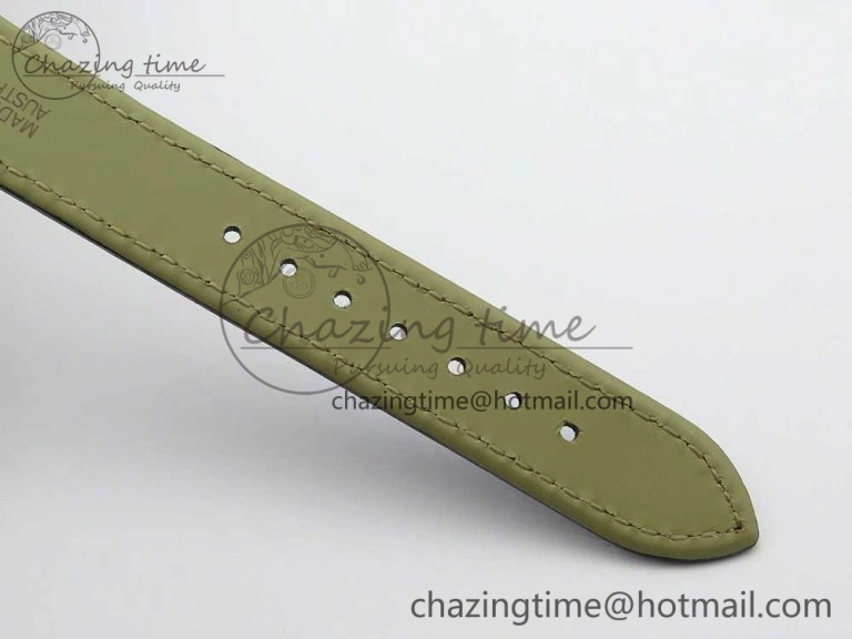 Breathable Panthère Secrete Ladies 27mm SS 8848F 1:1 Best Edition White Dial on Black Croco Strap Ronda Quartz 10626
