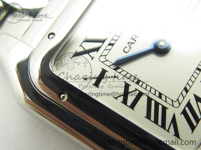 UrbanStyle Panthère Secrete Ladies 27mm SS 8848F 1:1 Best Edition White Dial on SS Bracelet Ronda Quartz 10658