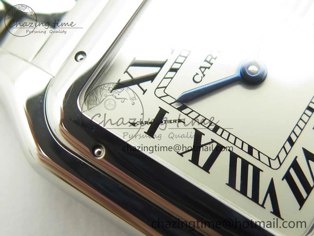 UrbanStyle Panthère Secrete Ladies 27mm SS 8848F 1:1 Best Edition White Dial on SS Bracelet Ronda Quartz 10658