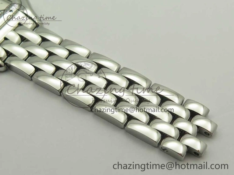 UrbanStyle Panthère Secrete Ladies 27mm SS 8848F 1:1 Best Edition White Dial on SS Bracelet Ronda Quartz 10658