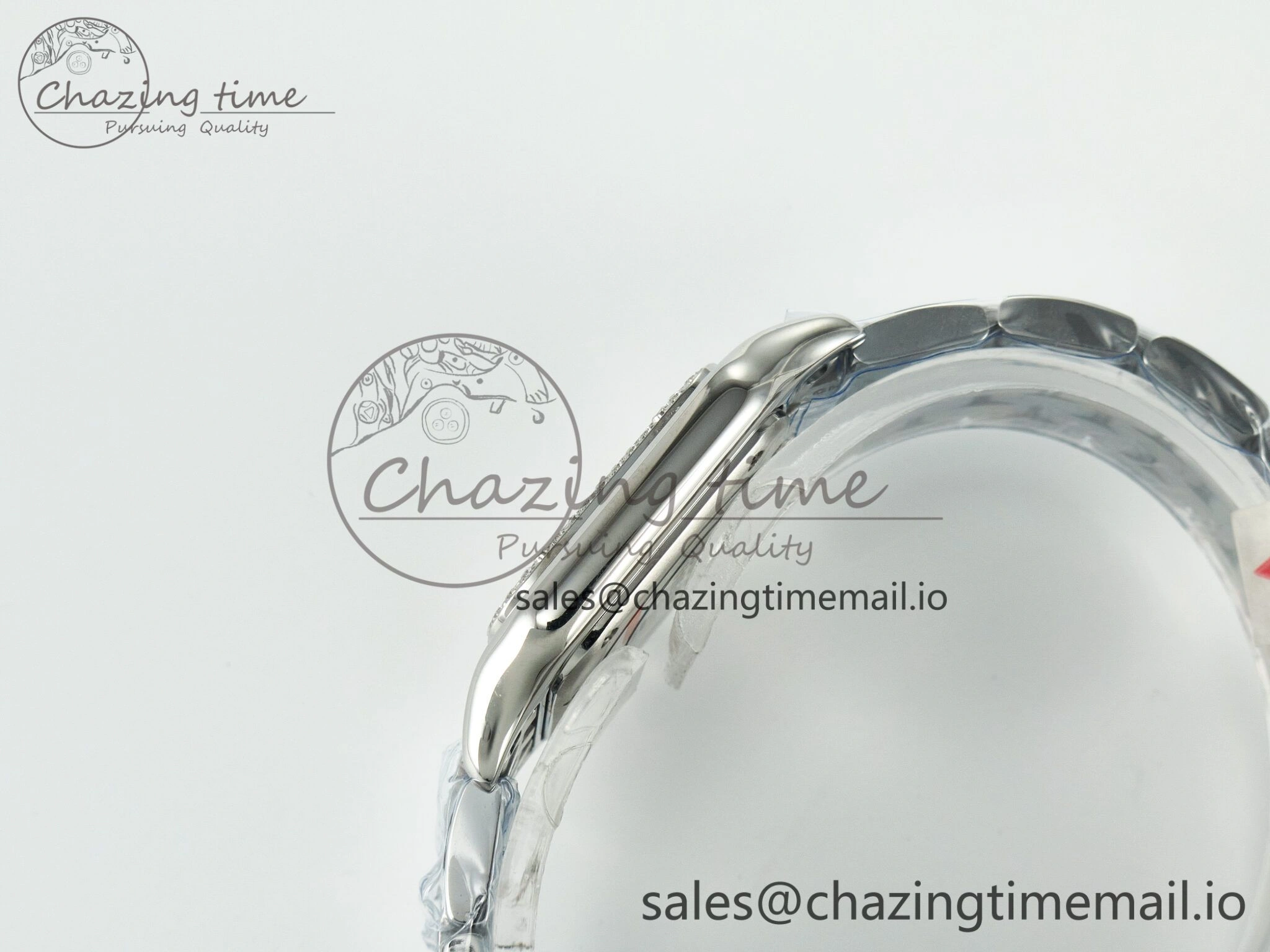QuickDry Panthère Secrete Ladies 27mm SS J12F 1:1 Best Edition White Dial on SS Bracelet Ronda Quartz 5855