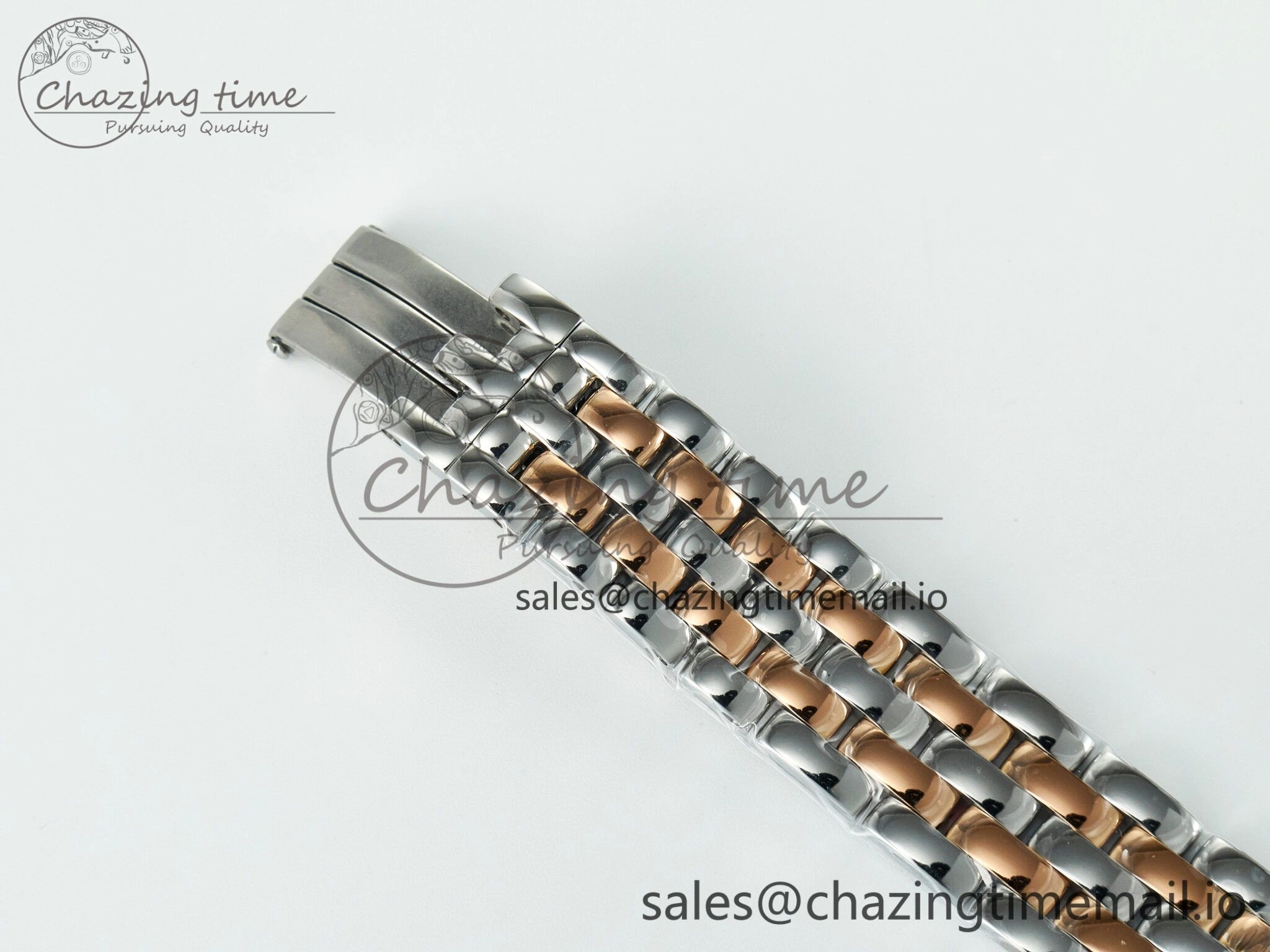 Versatile Panthère Secrete Ladies 27mm SS RG J12F  1:1 Best Edition White Dial on SS RG Bracelet Ronda Quartz 5854