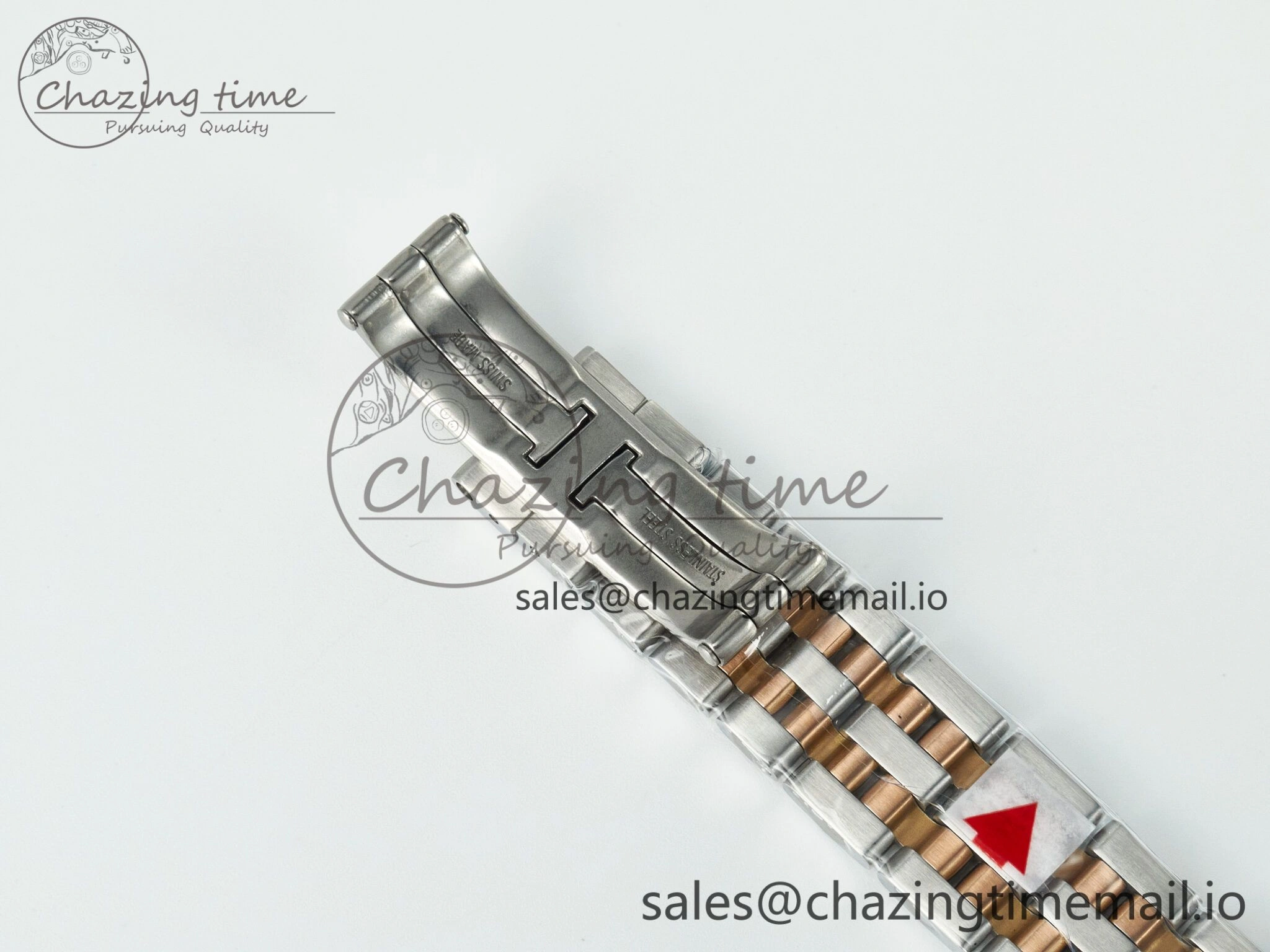 Versatile Panthère Secrete Ladies 27mm SS RG J12F  1:1 Best Edition White Dial on SS RG Bracelet Ronda Quartz 5854