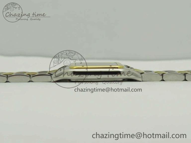 Panthère Secrete Ladies 27mm SS YG 8848F 1:1 Best Edition White Dial on SS YG Bracelet Ronda Quartz Versatile 6141