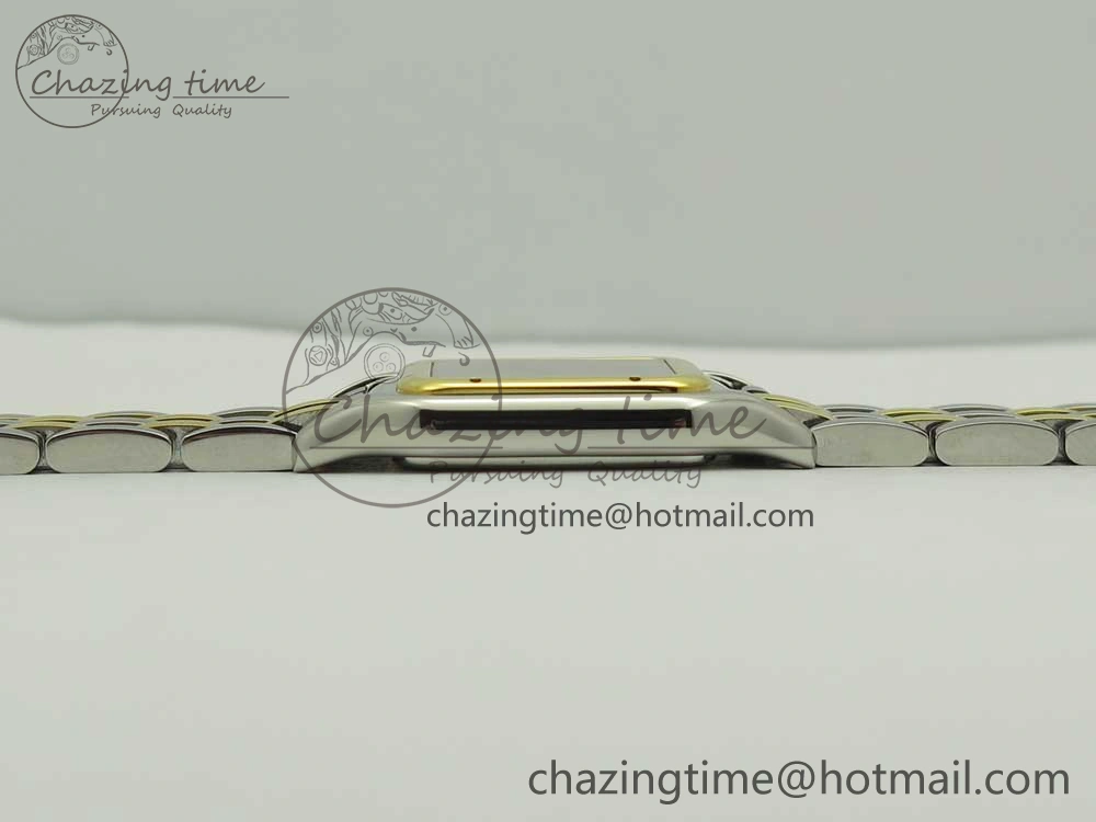 Panthère Secrete Ladies 27mm SS YG 8848F 1:1 Best Edition White Dial on SS YG Bracelet Ronda Quartz Versatile 6141