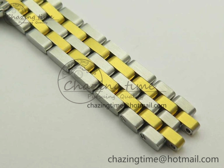 Panthère Secrete Ladies 27mm SS YG 8848F 1:1 Best Edition White Dial on SS YG Bracelet Ronda Quartz Versatile 6141