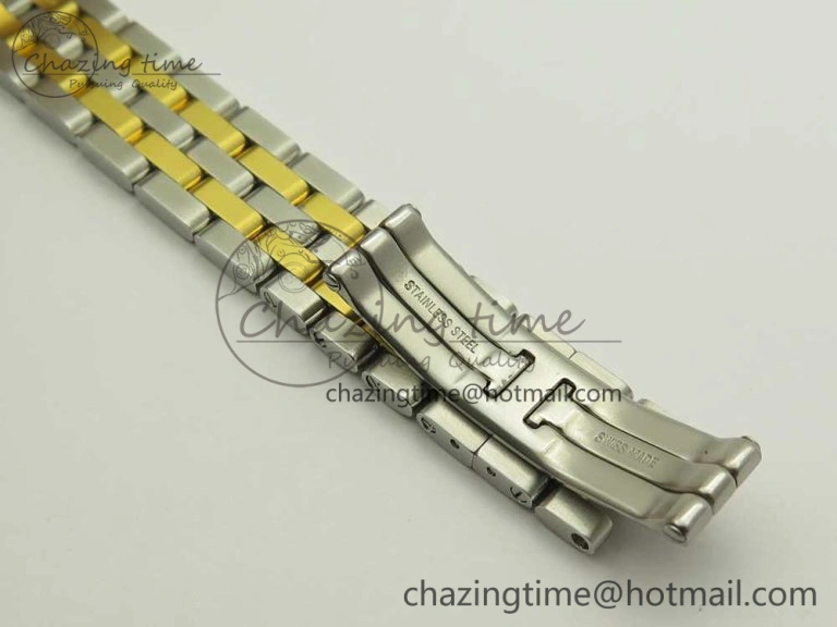 Panthère Secrete Ladies 27mm SS YG 8848F 1:1 Best Edition White Dial on SS YG Bracelet Ronda Quartz Versatile 6141