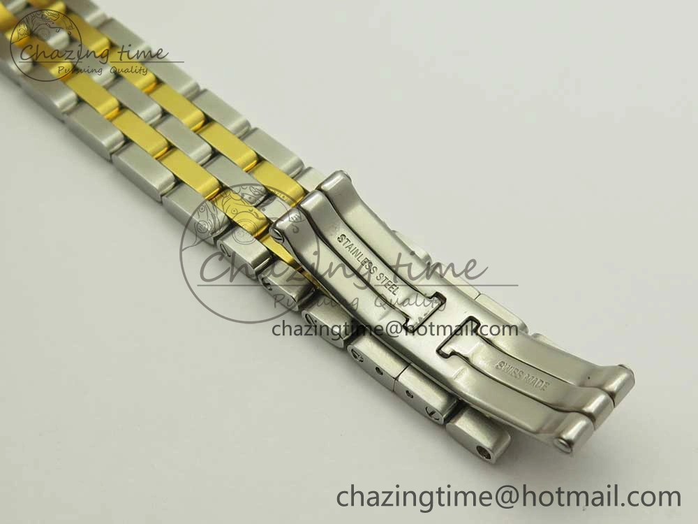 Panthère Secrete Ladies 27mm SS YG 8848F 1:1 Best Edition White Dial on SS YG Bracelet Ronda Quartz Versatile 6141