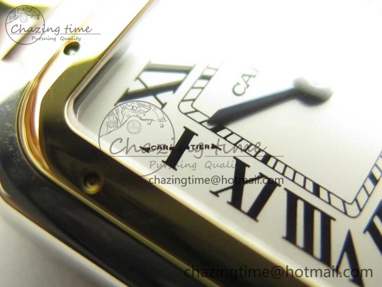 Panthère Secrete Ladies 27mm SS YG 8848F 1:1 Best Edition White Dial on SS YG Bracelet Ronda Quartz Versatile 6141