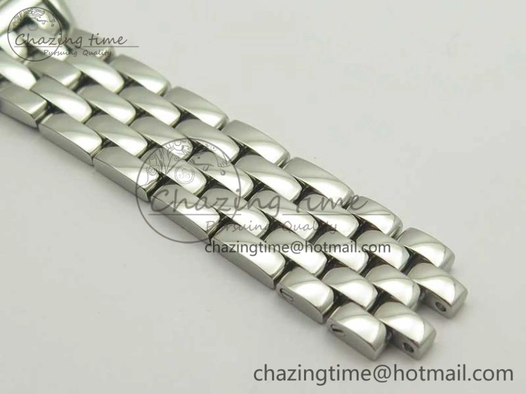 Panthère Secrete Ladies SS GF 1:1 Best Edition White Dial Diamonds Bezel on SS Bracelet Ronda Quartz Tailored 6207