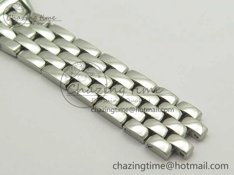Panthère Secrete Ladies SS GF 1:1 Best Edition White Dial Diamonds Bezel on SS Bracelet Ronda Quartz Tailored 6207