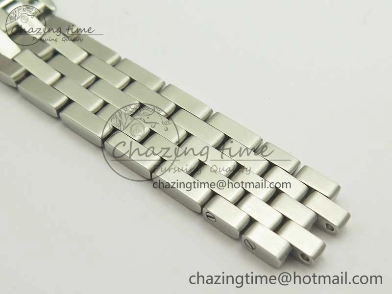 Panthère Secrete Ladies SS GF 1:1 Best Edition White Dial Diamonds Bezel on SS Bracelet Ronda Quartz Tailored 6207