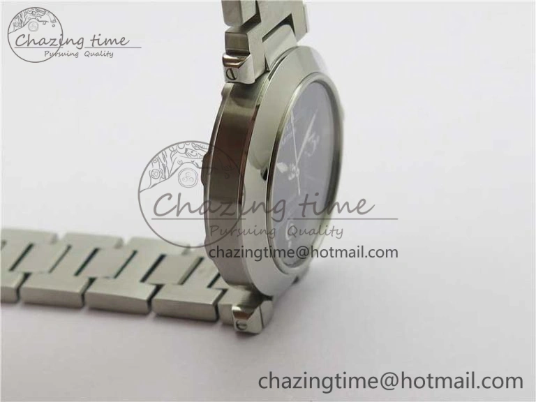 Pasha W31074M7 35mm SS V9F Best Edition Black Dial on SS Bracelet A2892 to Cal. TravelReady 10445