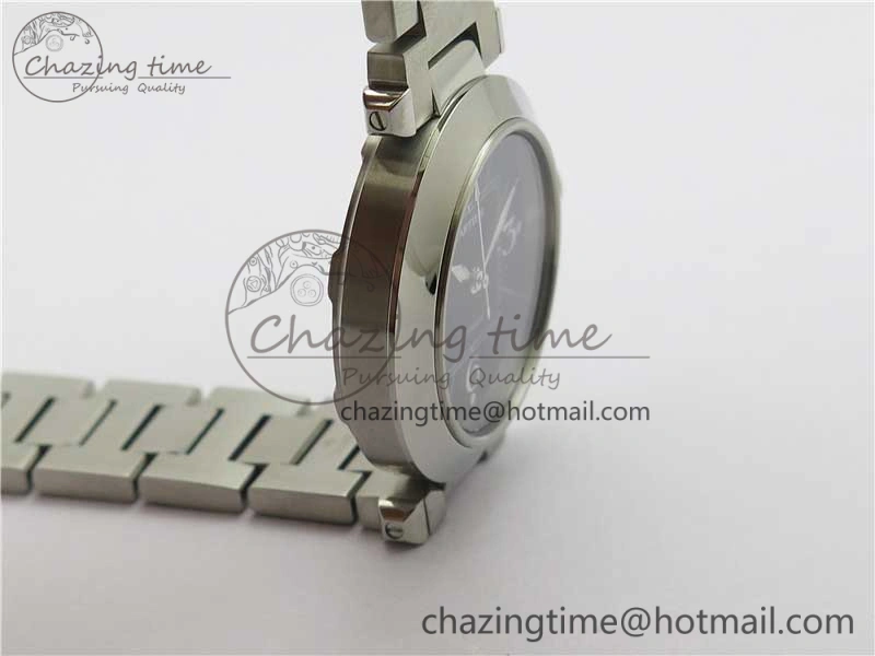 Pasha W31074M7 35mm SS V9F Best Edition Black Dial on SS Bracelet A2892 to Cal. TravelReady 10445