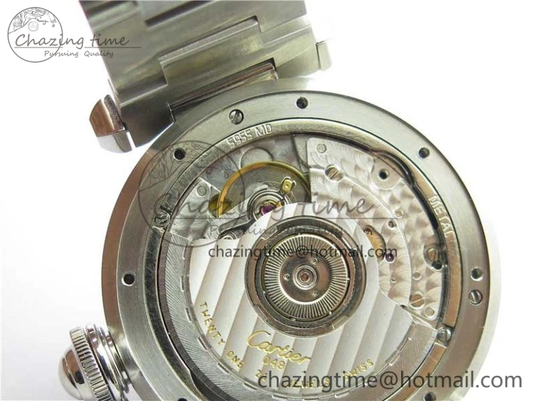 Pasha W31074M7 35mm SS V9F Best Edition White Dial on SS Bracelet A2892 to Cal. Fashionable 10448