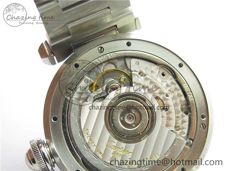 Pasha W31074M7 35mm SS V9F Best Edition White Dial on SS Bracelet A2892 to Cal. Fashionable 10448