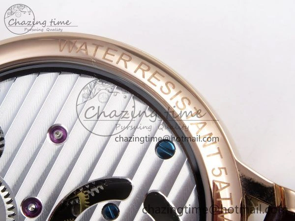 Patek Philippe Tourbillon RG RMSF Edition Black Dial on Black Leather Strap Lightweight 8739