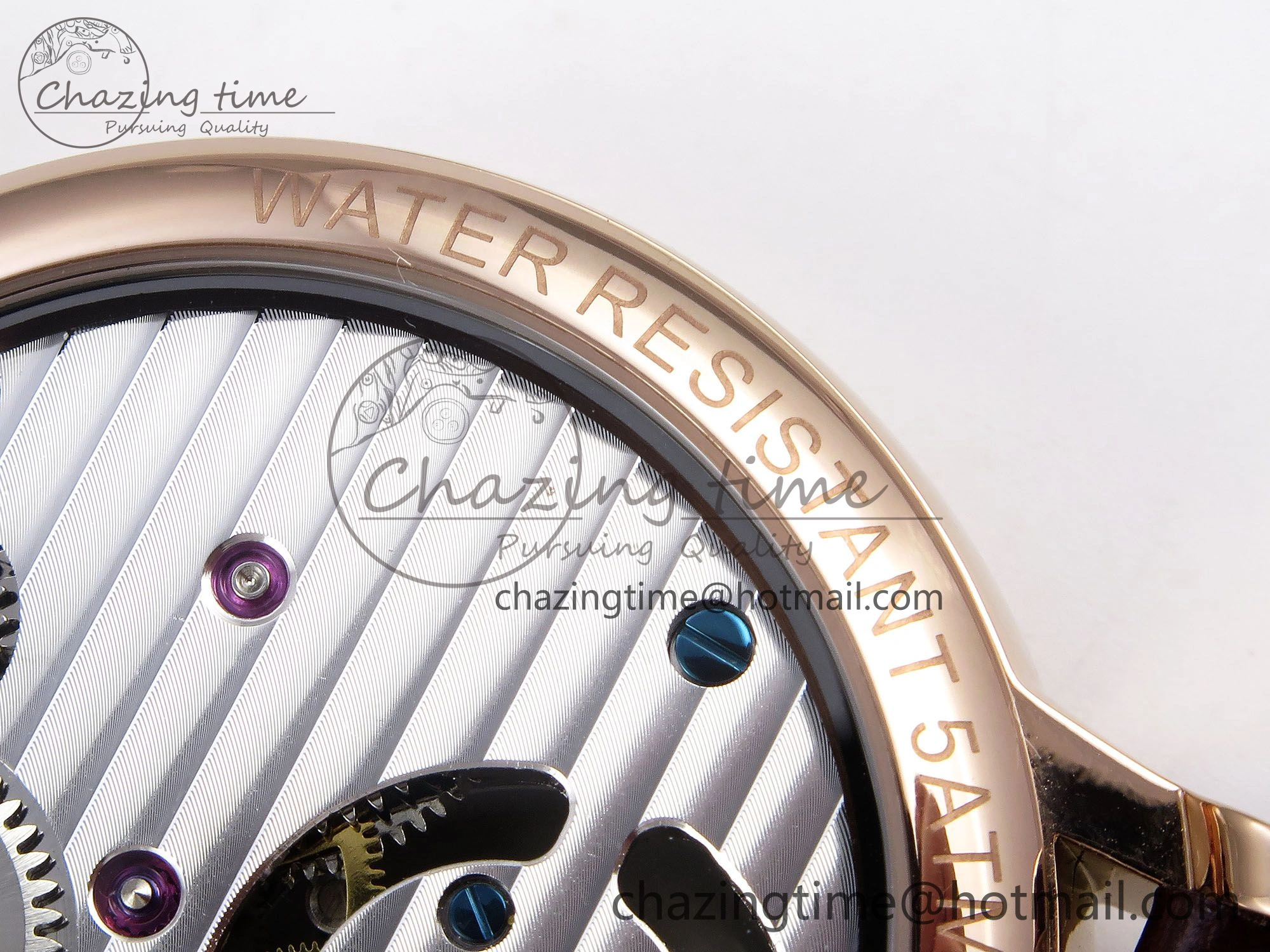 Patek Philippe Tourbillon RG RMSF Edition Black Dial on Black Leather Strap Lightweight 8739