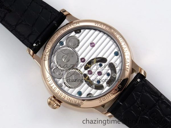 Patek Philippe Tourbillon RG RMSF Edition Black Dial on Black Leather Strap Lightweight 8739