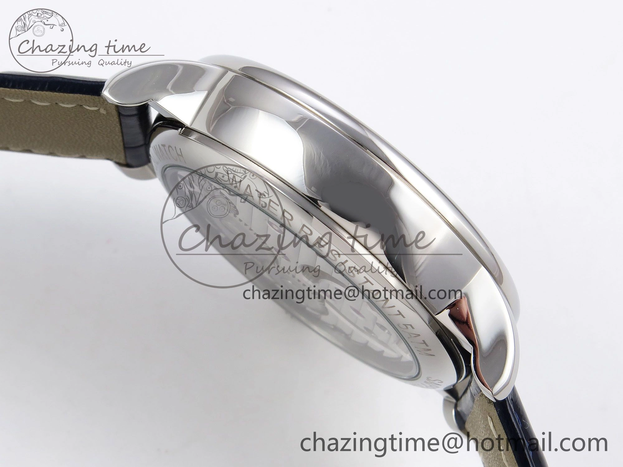 Patek Philippe Tourbillon SS RMSF Edition Dark Blue Dial on Black Leather Strap Thermal 8731