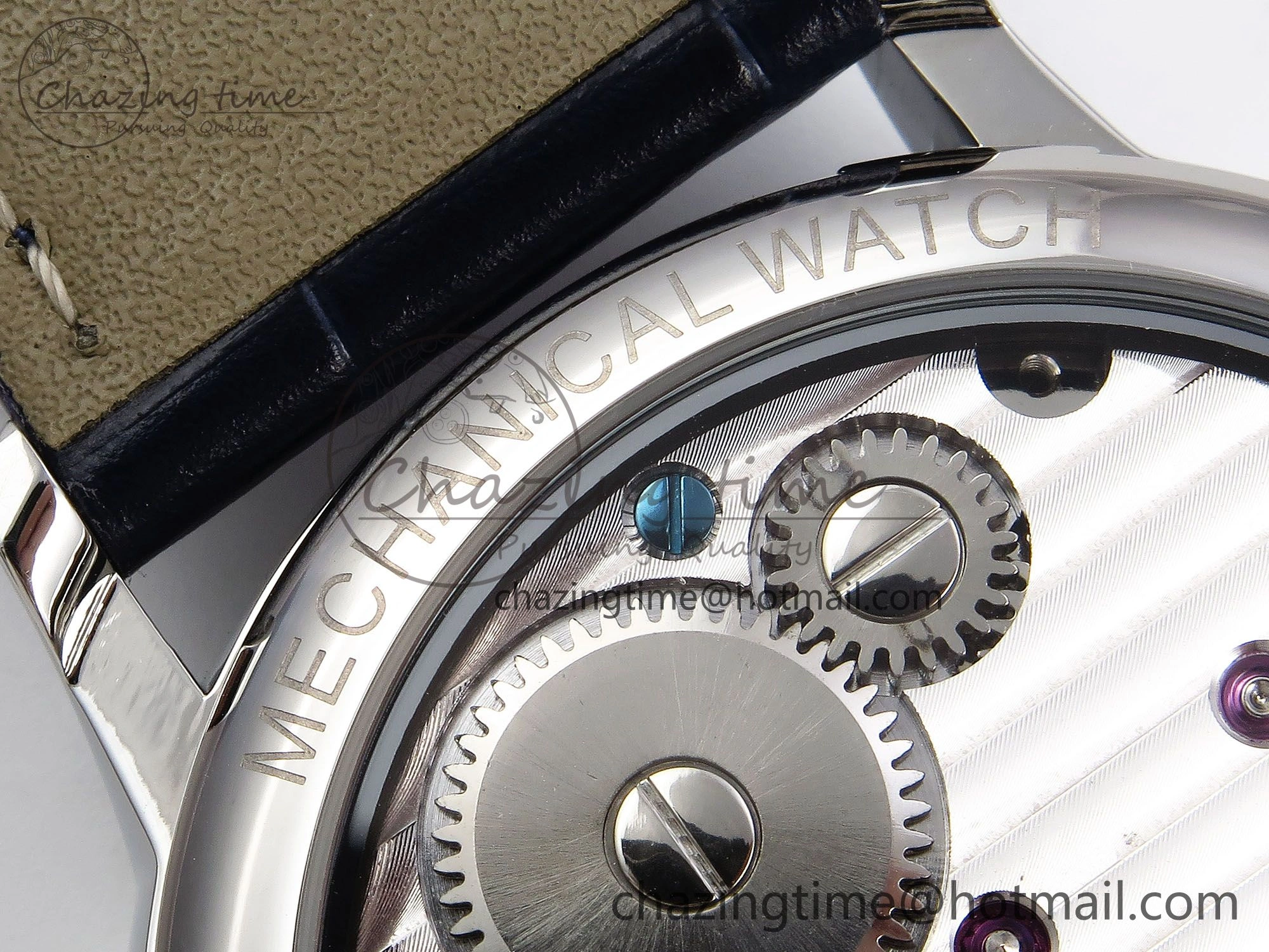 Patek Philippe Tourbillon SS RMSF Edition Dark Blue Dial on Black Leather Strap Thermal 8731