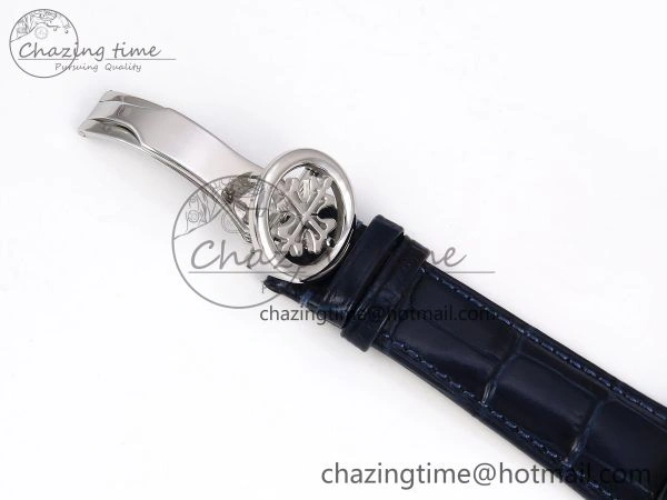 Patek Philippe Tourbillon SS RMSF Edition Dark Blue Dial on Black Leather Strap Thermal 8731